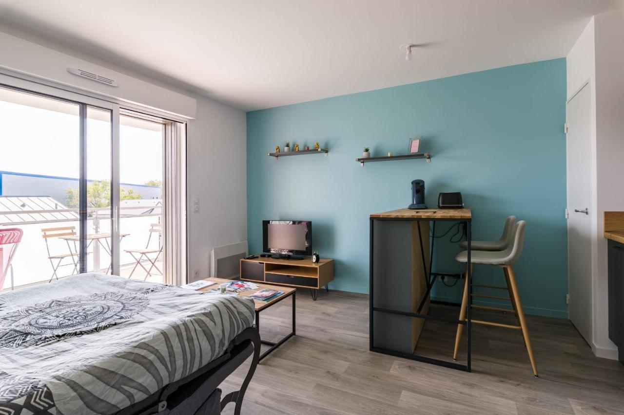 L'Ecume - Studio Moderne Avec Grand Balcon Et Place De Parking Apartment Dinard Exterior photo