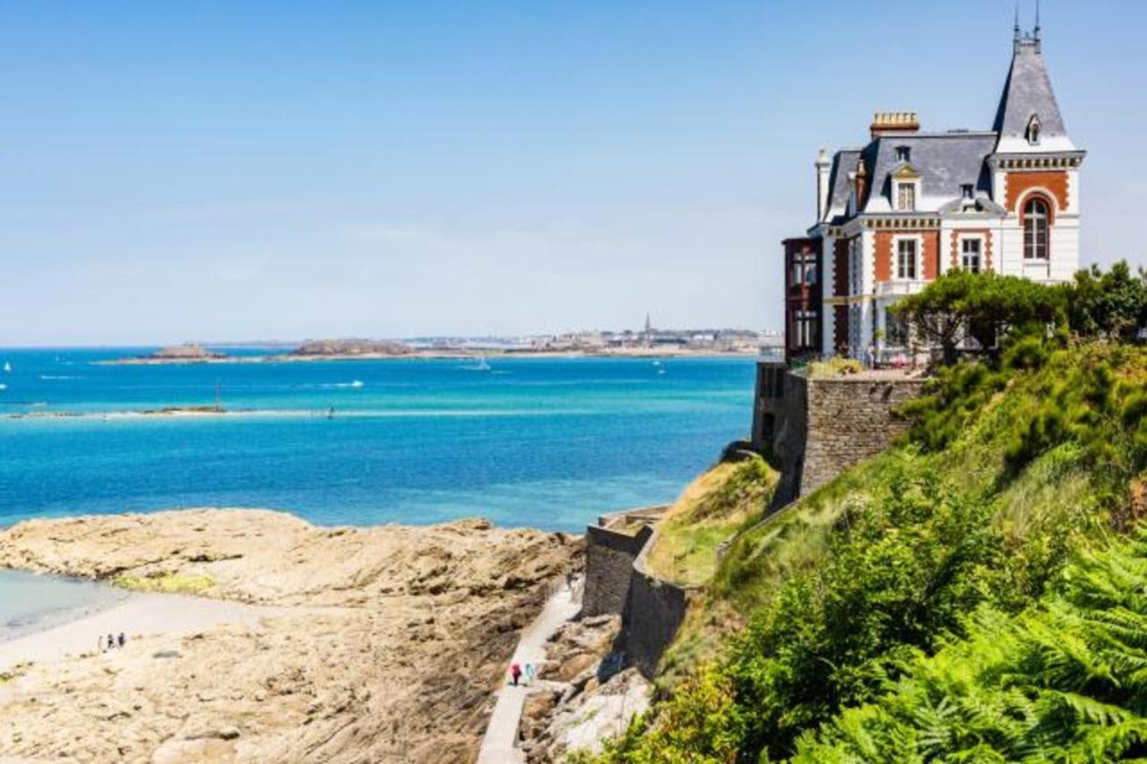 L'Ecume - Studio Moderne Avec Grand Balcon Et Place De Parking Apartment Dinard Exterior photo